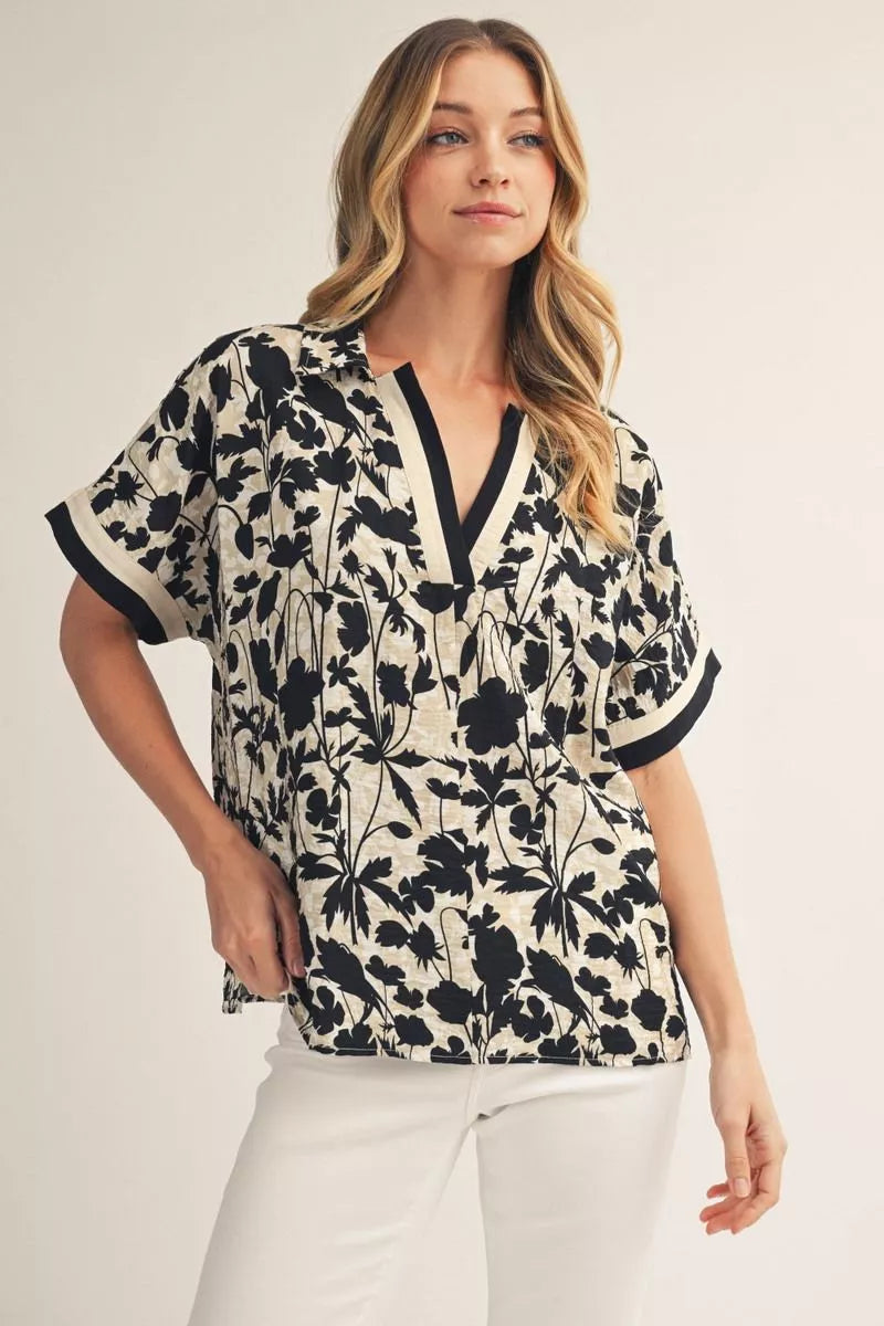 Travel The World Blouse *FINAL SALE*
