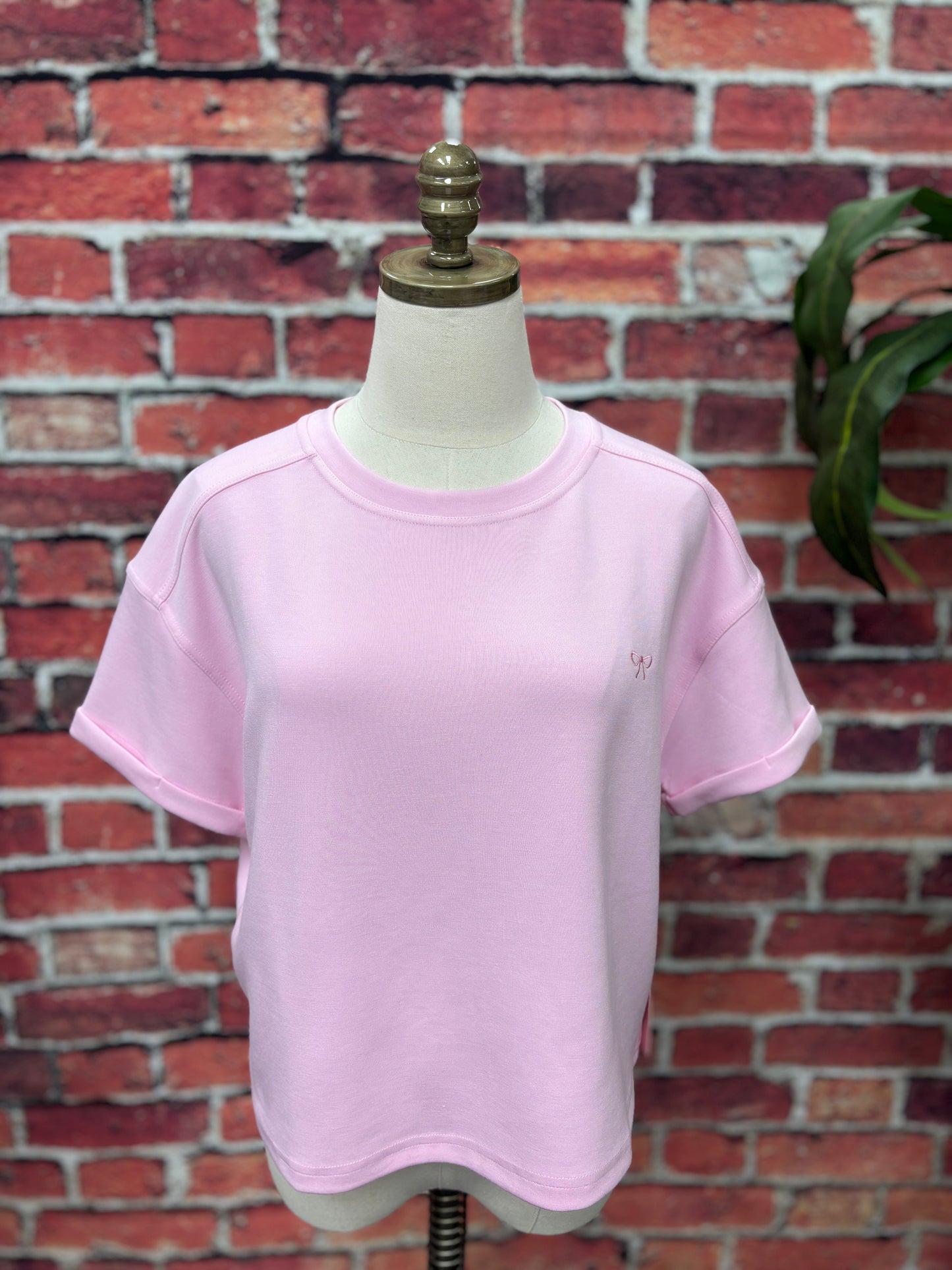 Soft Knit Bow Tee