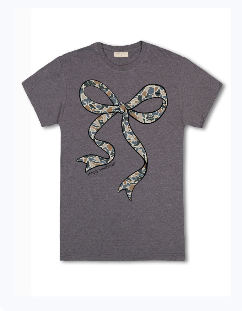 Camo Bow Tee Shirt