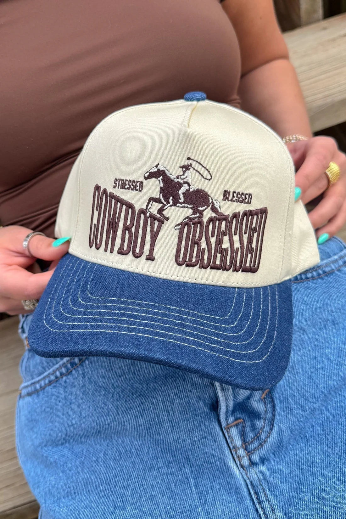Puff Embroidered Trucker Hat
