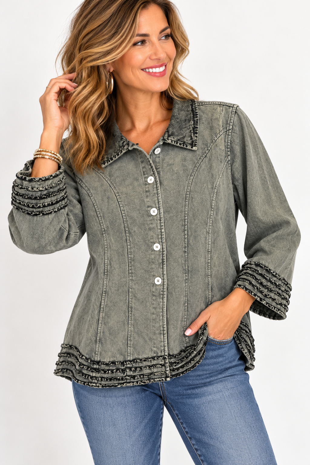 Asha Fringe Shacket