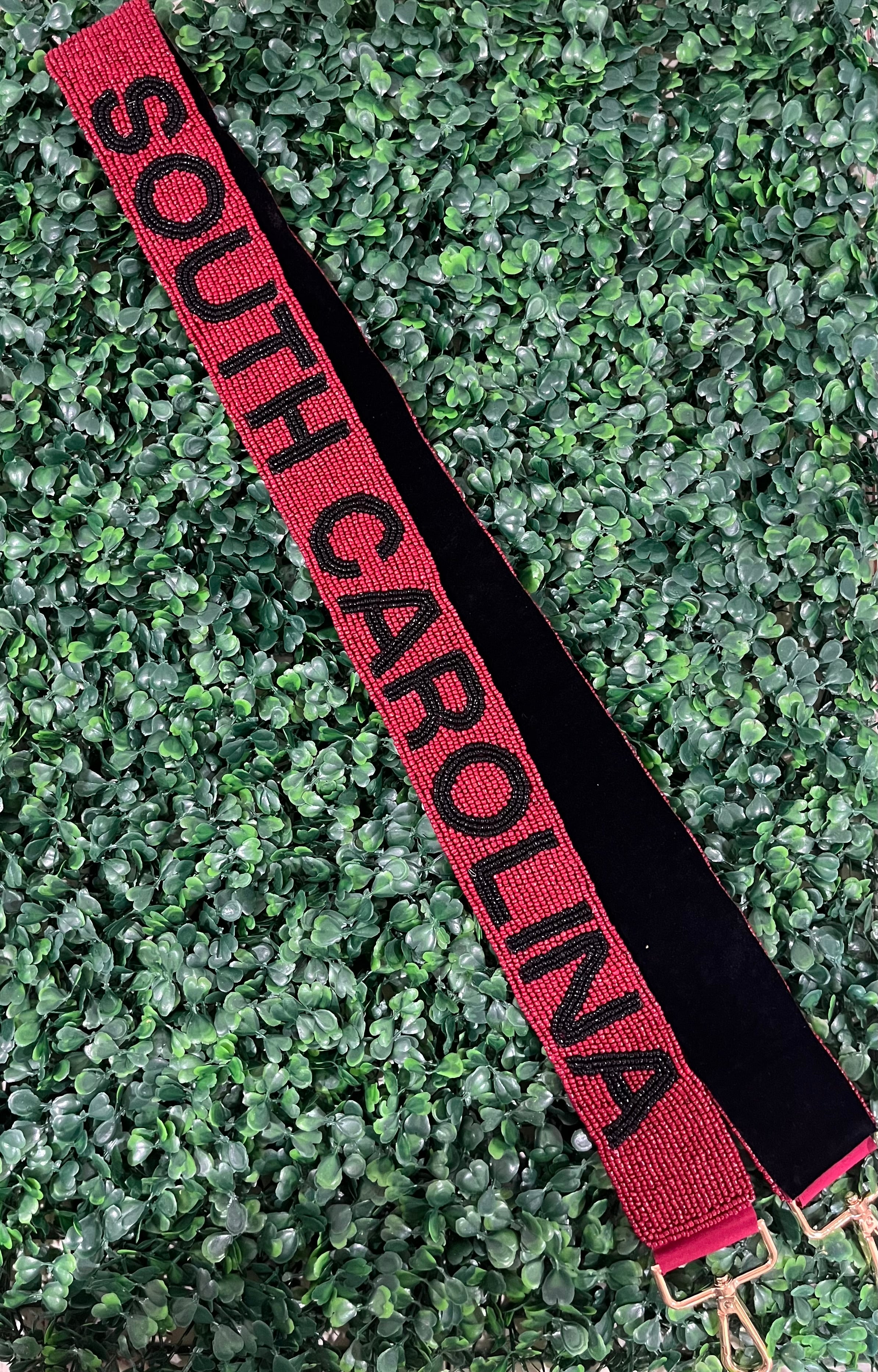 Seed Bead Gameday Guitar Straps