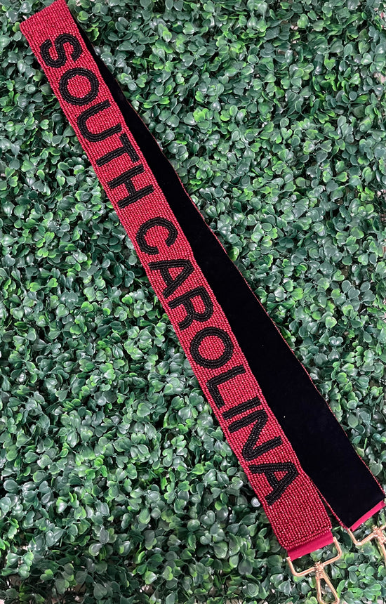 Seed Bead Gameday Guitar Straps