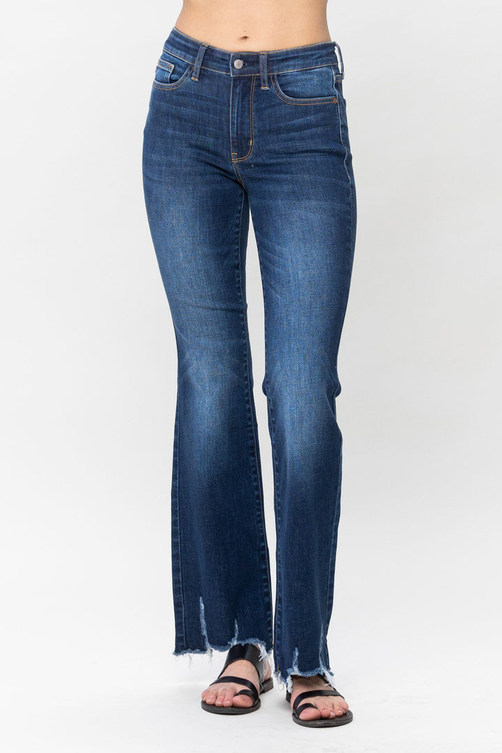 Judy Blue Mid-Rise Non Distressed Hem Bootcut *FINAL SALE*
