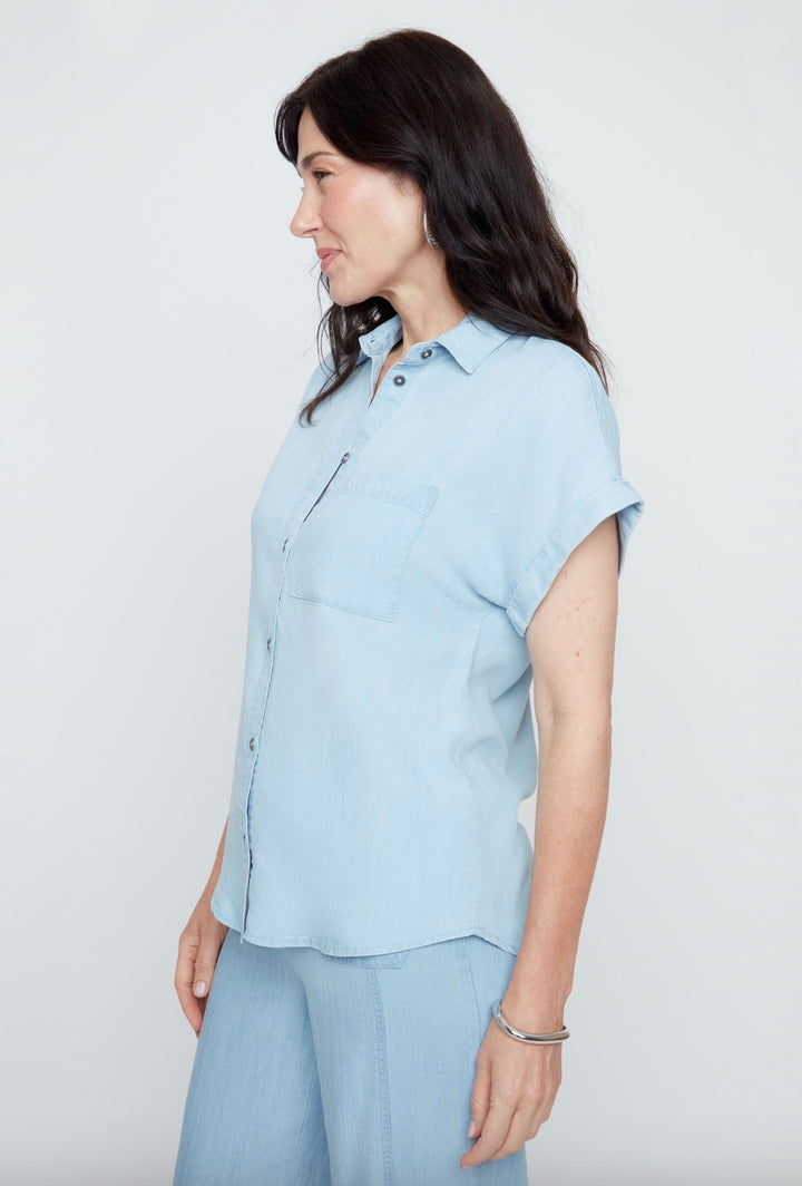 Easy Days Chambray Button-Up