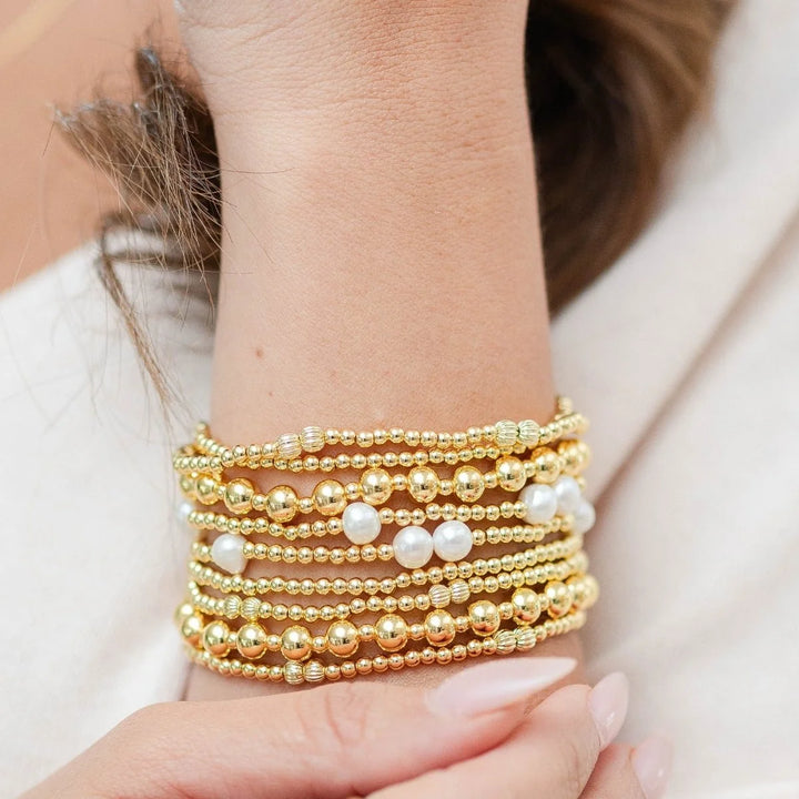 Gold Bead Bracelet