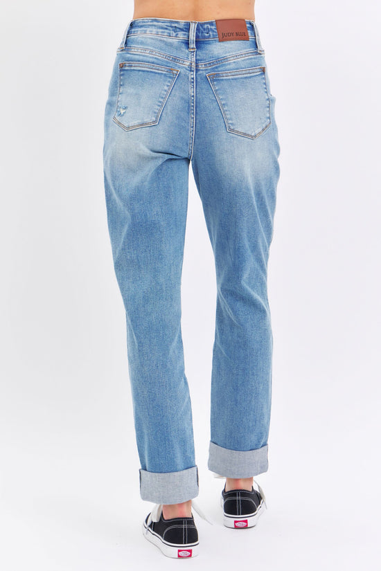 Judy Blue High Waist Pocket & Destroy Boyfriend