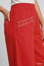 Load image into Gallery viewer, Linen Blend Wide Leg Pant
