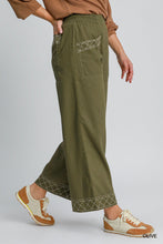 Load image into Gallery viewer, Linen Blend Wide Leg Pant
