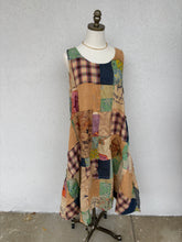 Load image into Gallery viewer, Sunset Story Patchwork Dress
