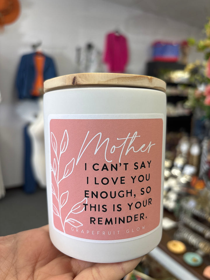 Mother Love You Candle