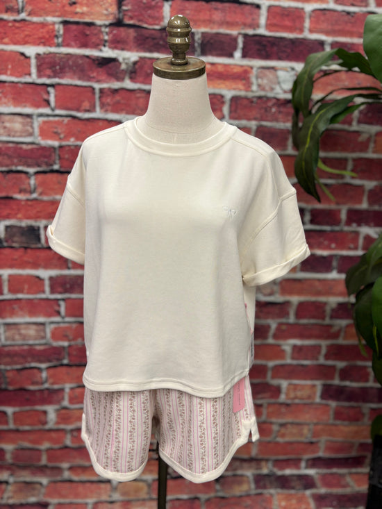 Soft Knit Bow Tee
