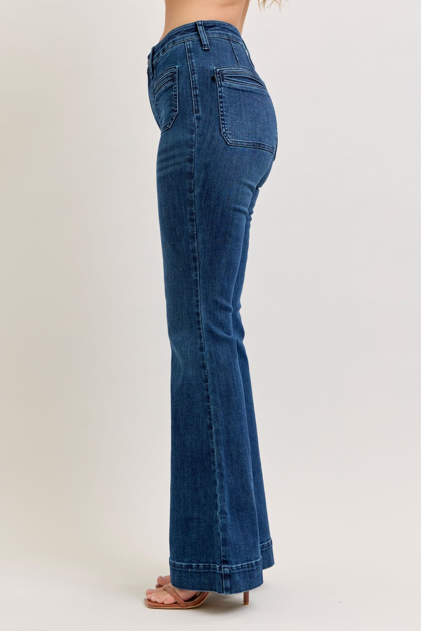 Judy Blue HW Flare W/Vintage Pocket