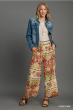 Load image into Gallery viewer, Wide Leg Border Print Pants
