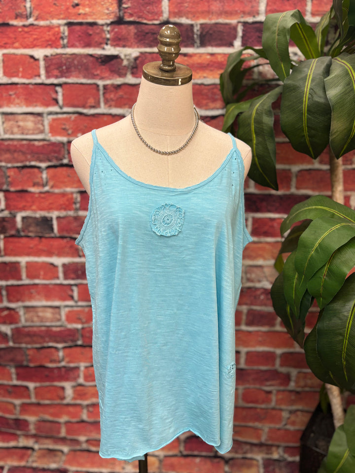 Sky Breeze Boho Layering Tank