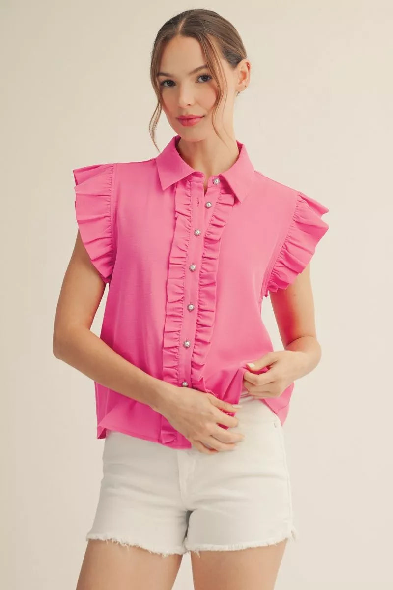 Roosevelt Ruffle Top