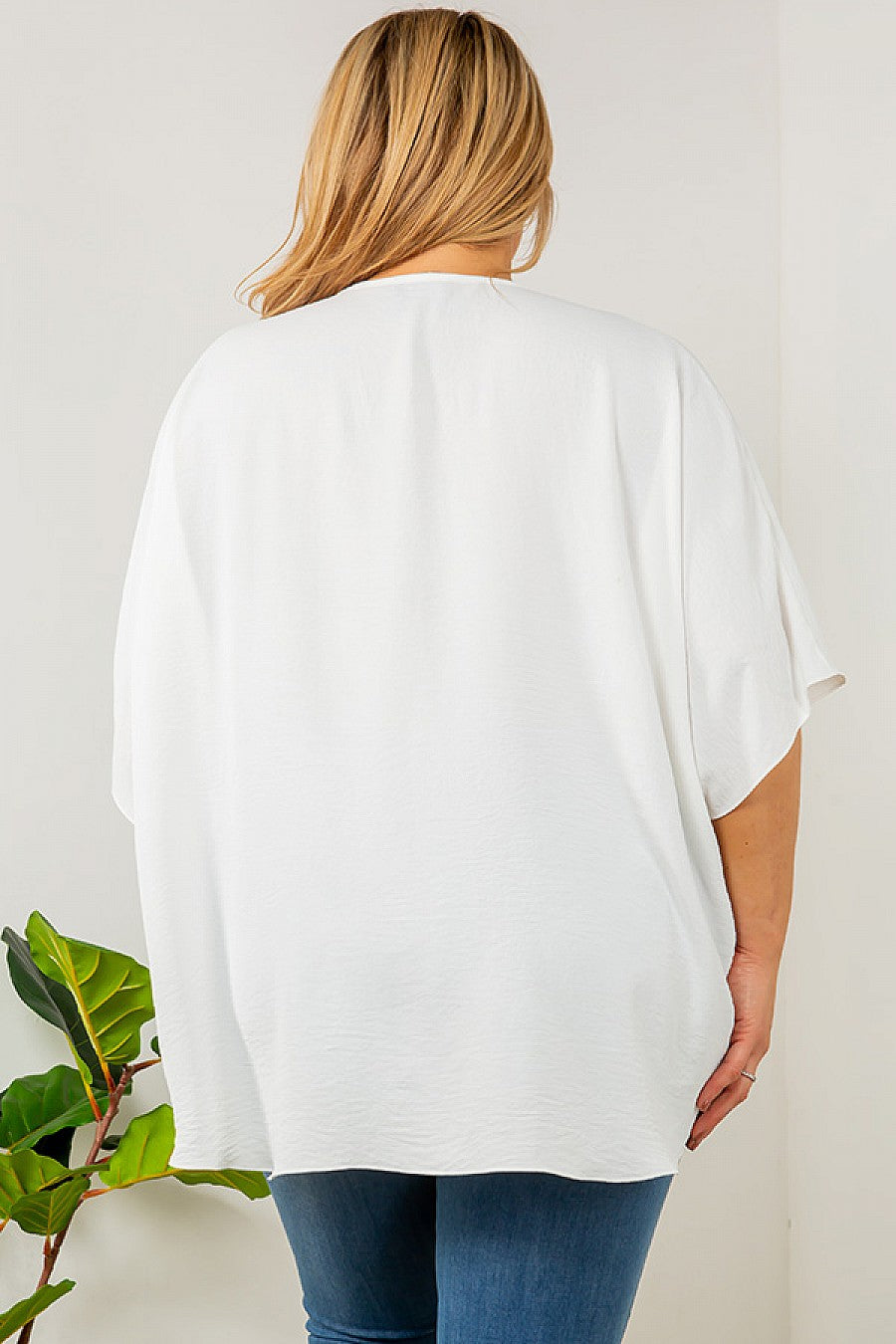 Easy Breeze V-Neck Oversized Top