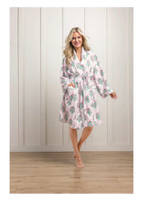 Load image into Gallery viewer, Dahlia Block Print Robe
