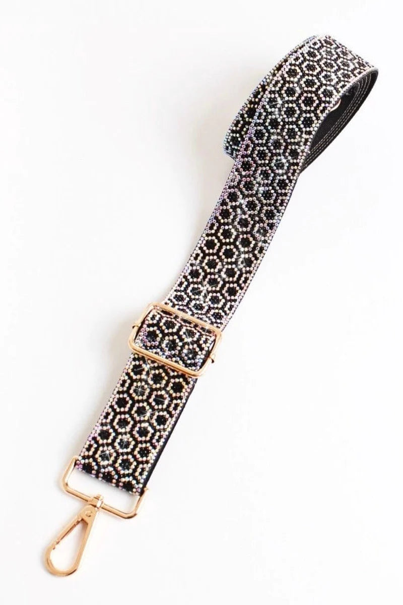 Sparkling Rhinestone Guitar Strap