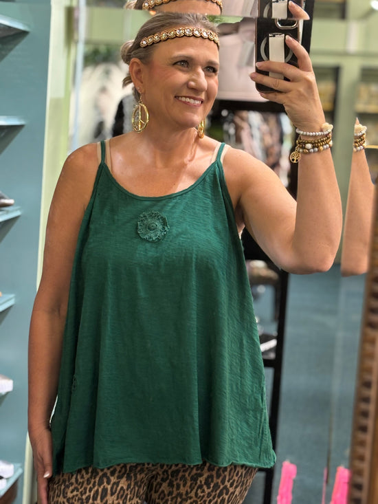 Cami With Flower Detail