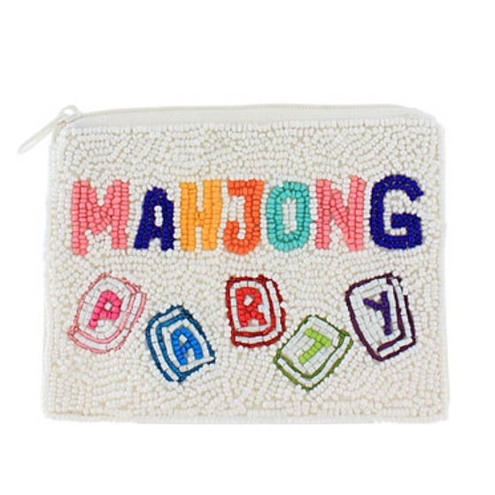 Beaded Mahjong Purse