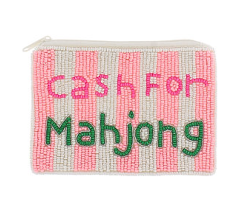 Beaded Mahjong Purse