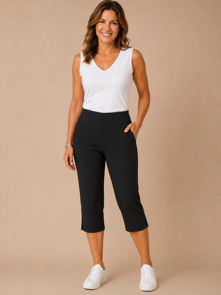 Streamline Chic Pull-On Capri