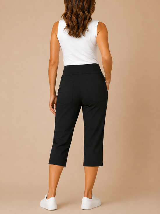 Streamline Chic Pull-On Capri