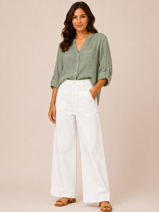 Harbor Wide-Leg Crop Pant