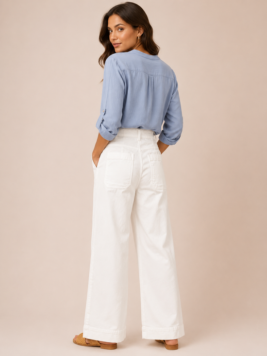 Harbor Wide-Leg Crop Pant
