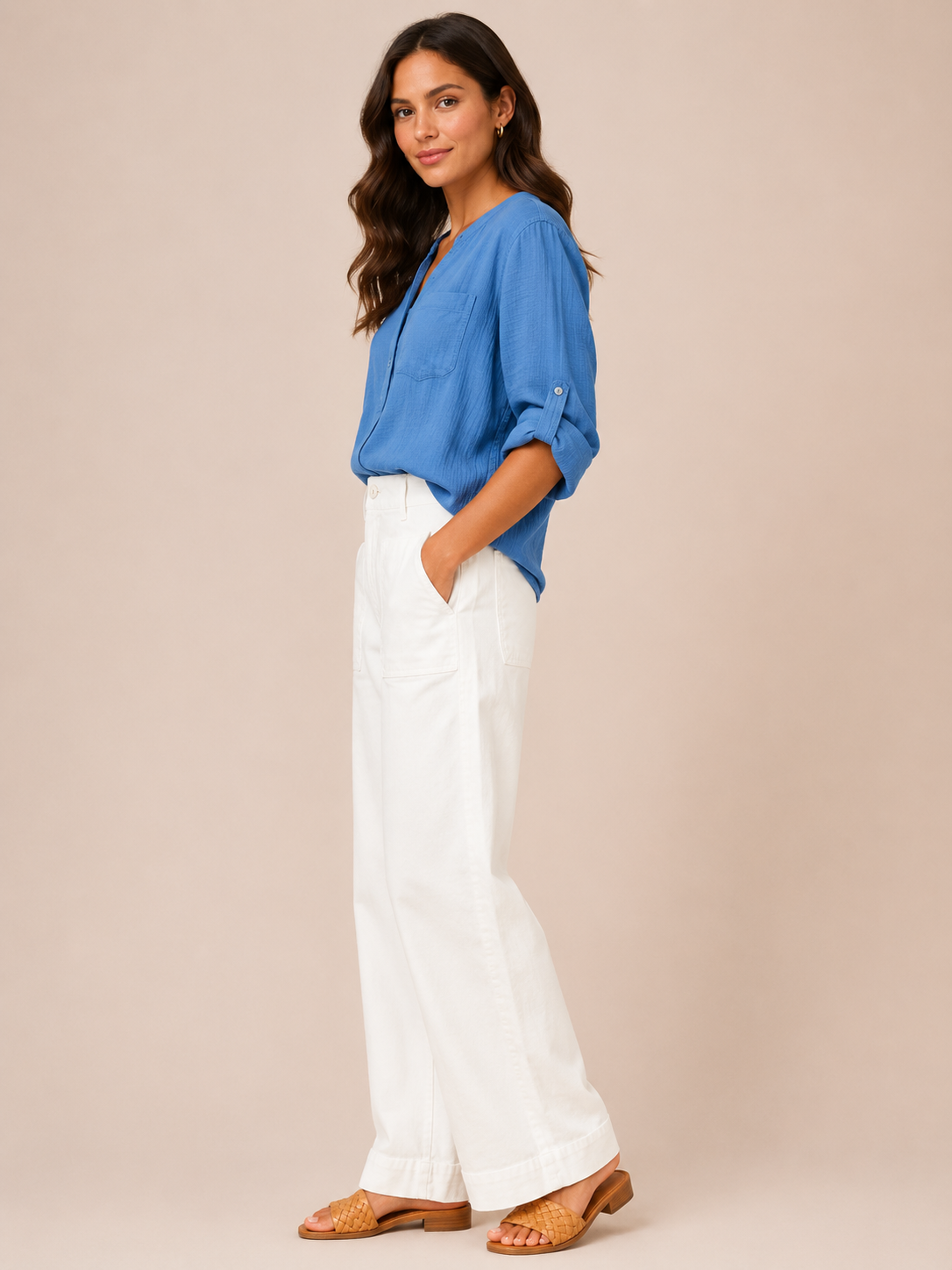 Harbor Wide-Leg Crop Pant