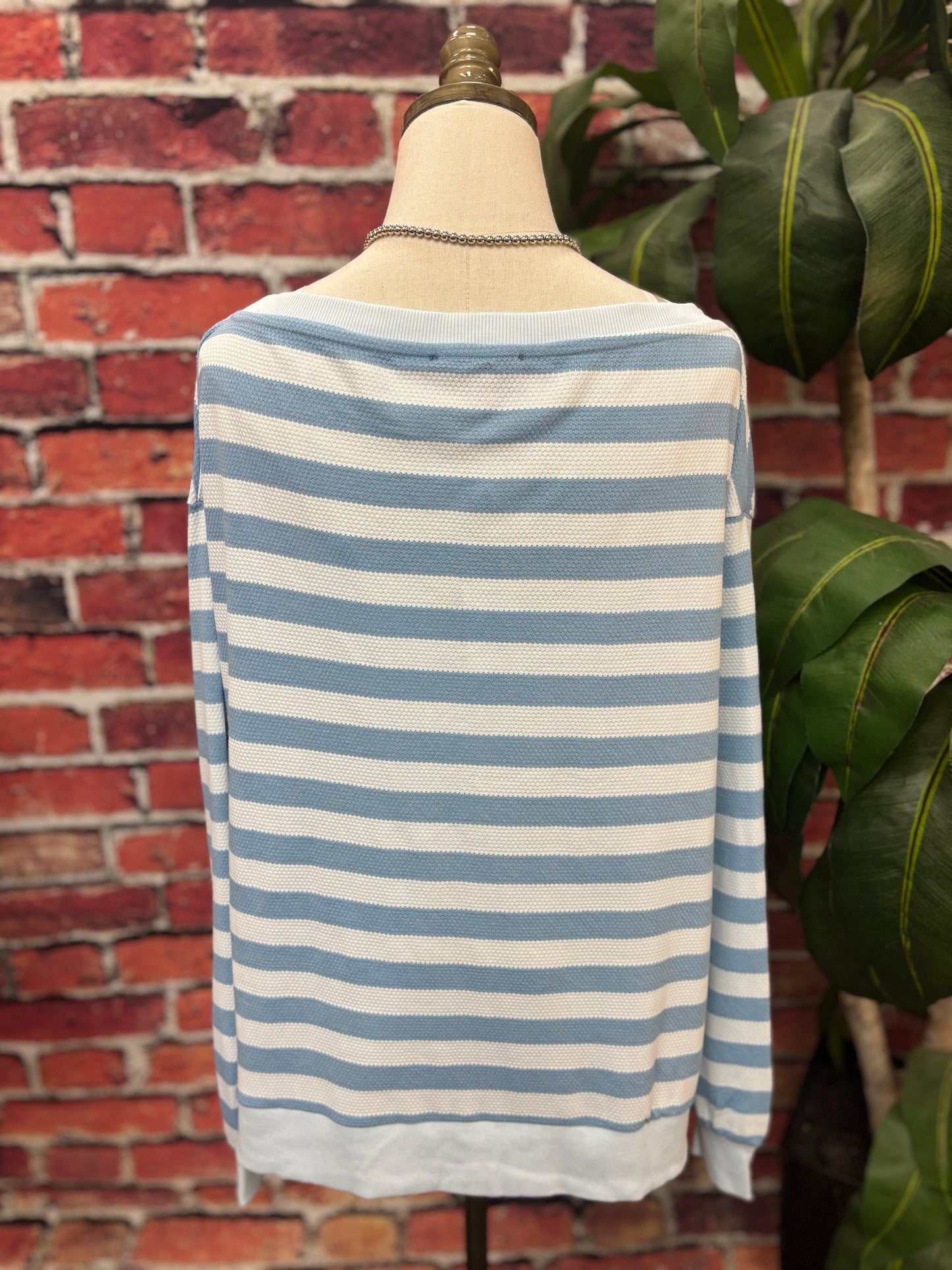 Coastal USA Stripe Lounge Top