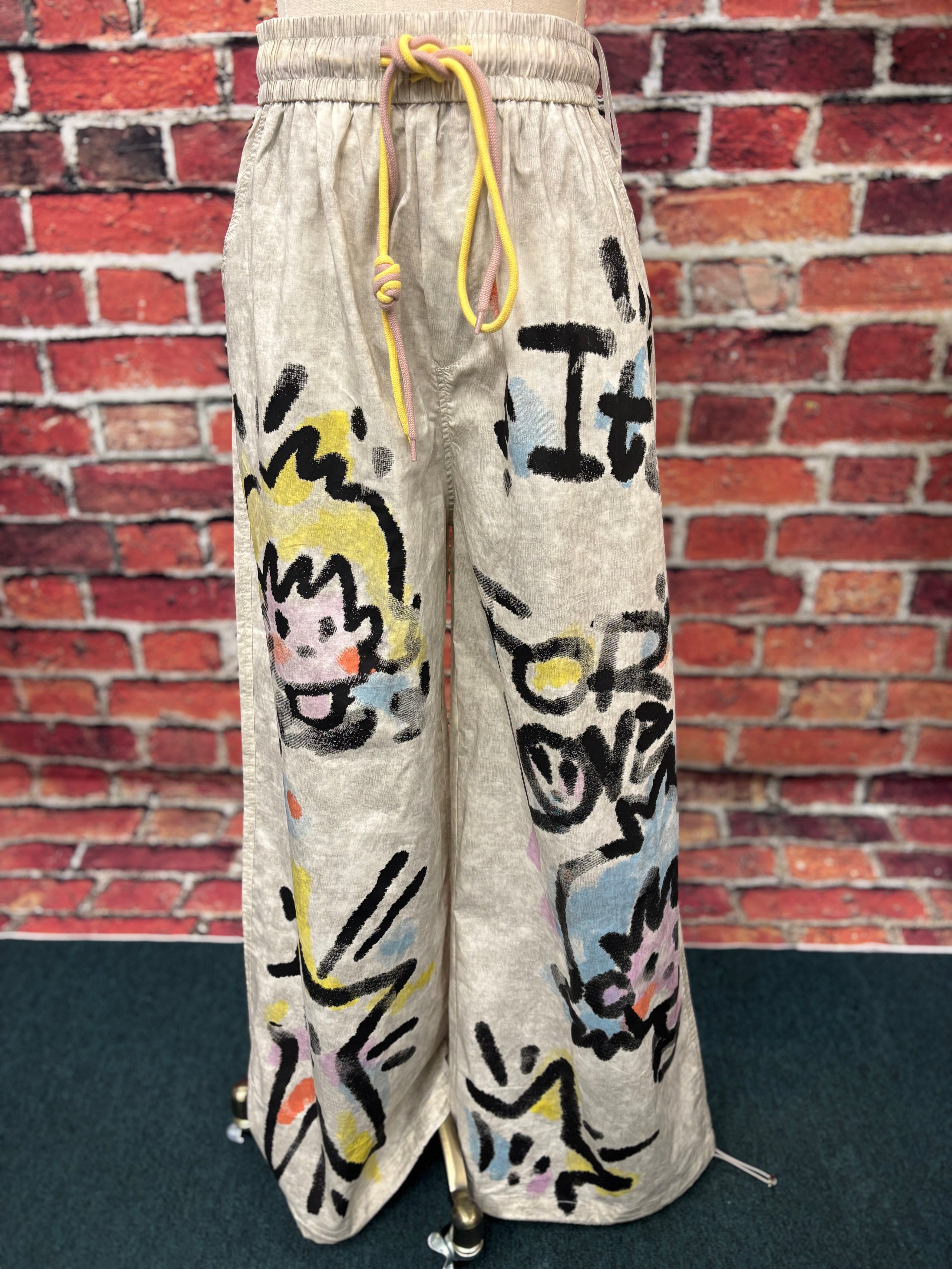 Abstract Art Utility Pant