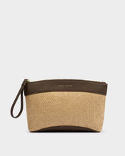 Load image into Gallery viewer, Wristlet Raffia Clutch
