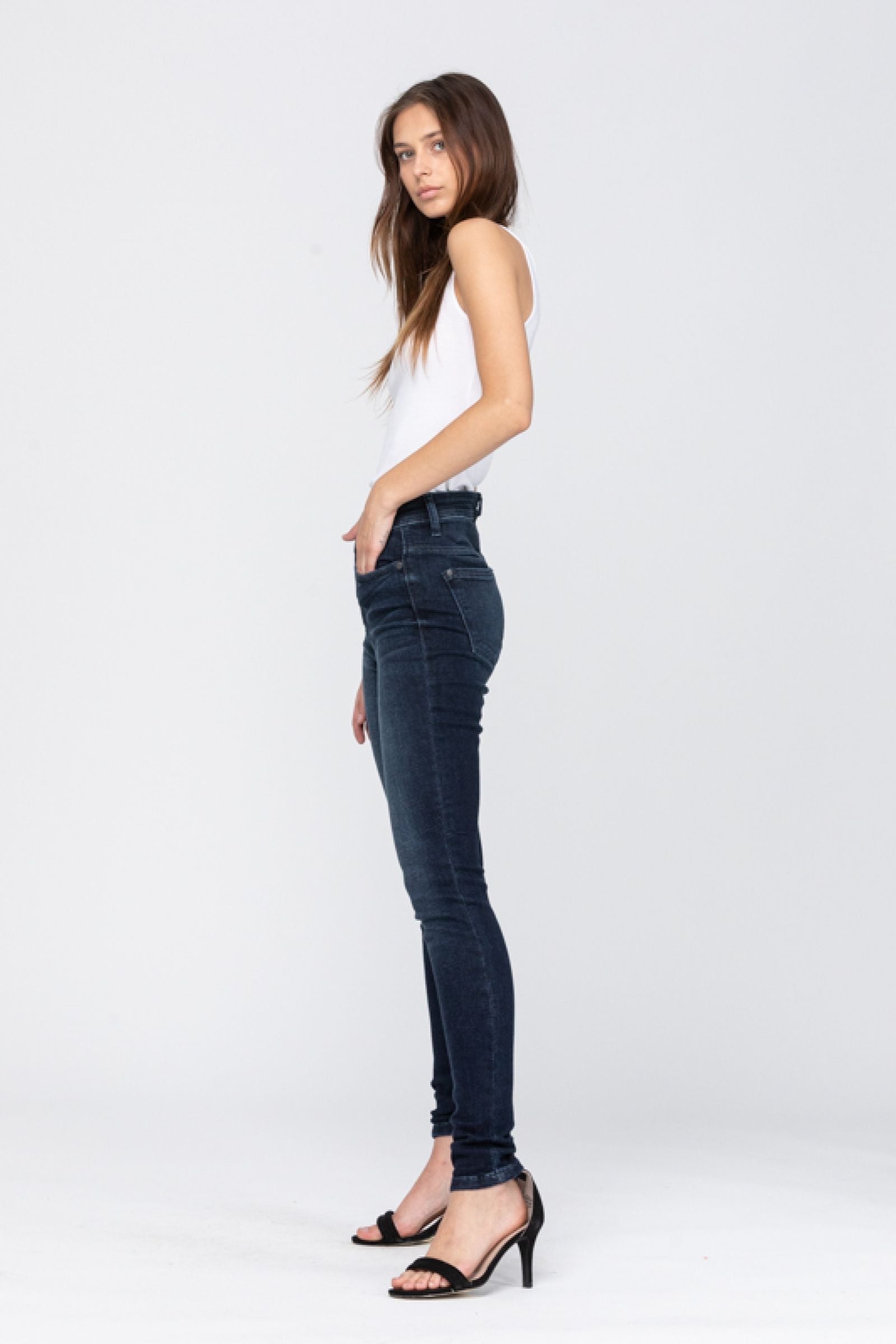 Judy Blue Hi Rise Super Dark Skinny Jean
