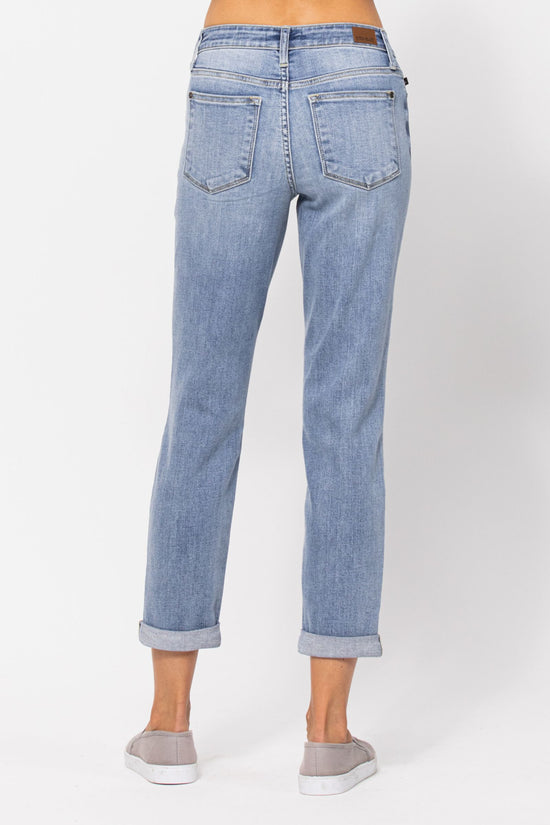 Judy Blue Core Midrise Bleach Wash Boyfriend *FINAL SALE*