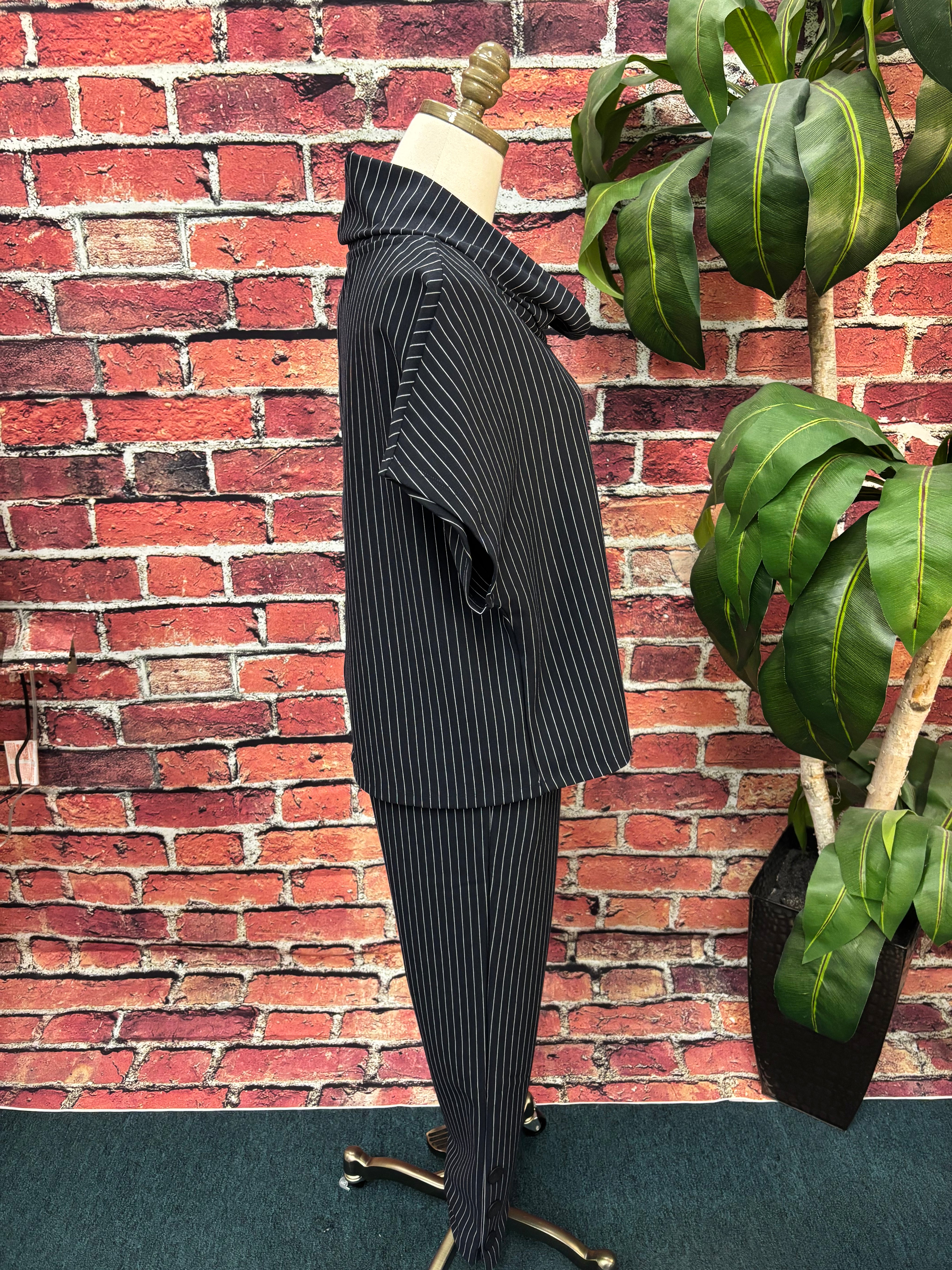 City Chic Pinstripe Set