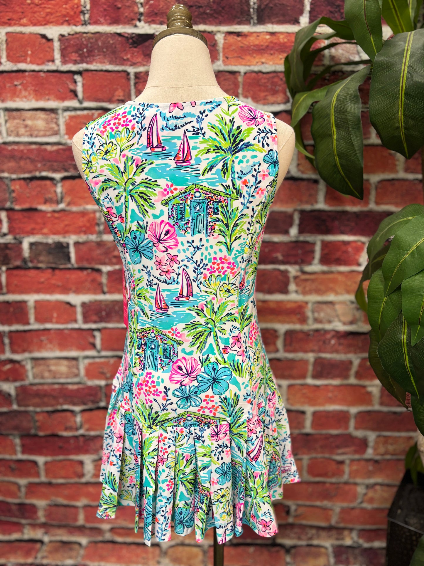 Coastal Cabana Swing Dress