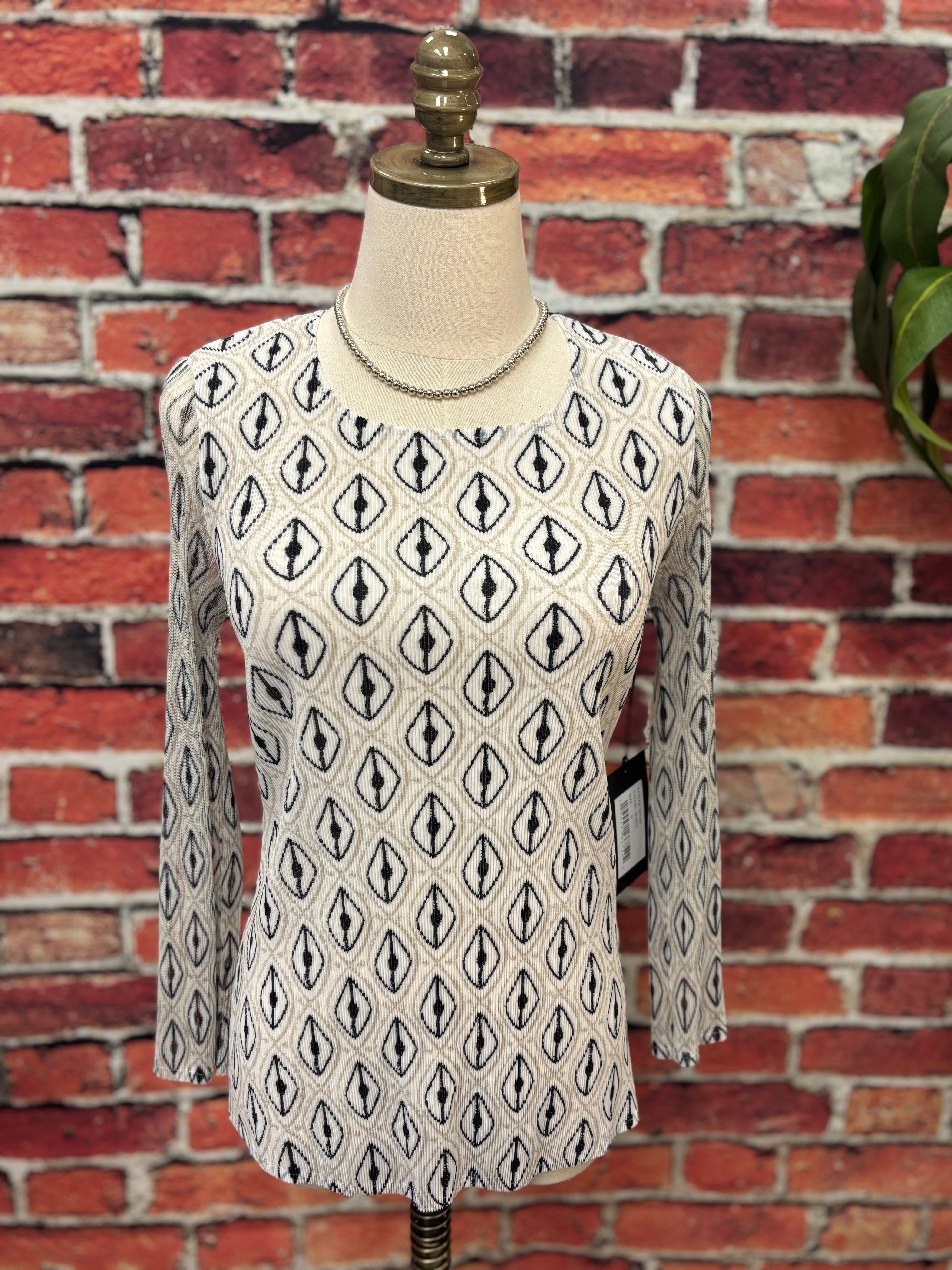 Parisian Pleats Pullover Blouse