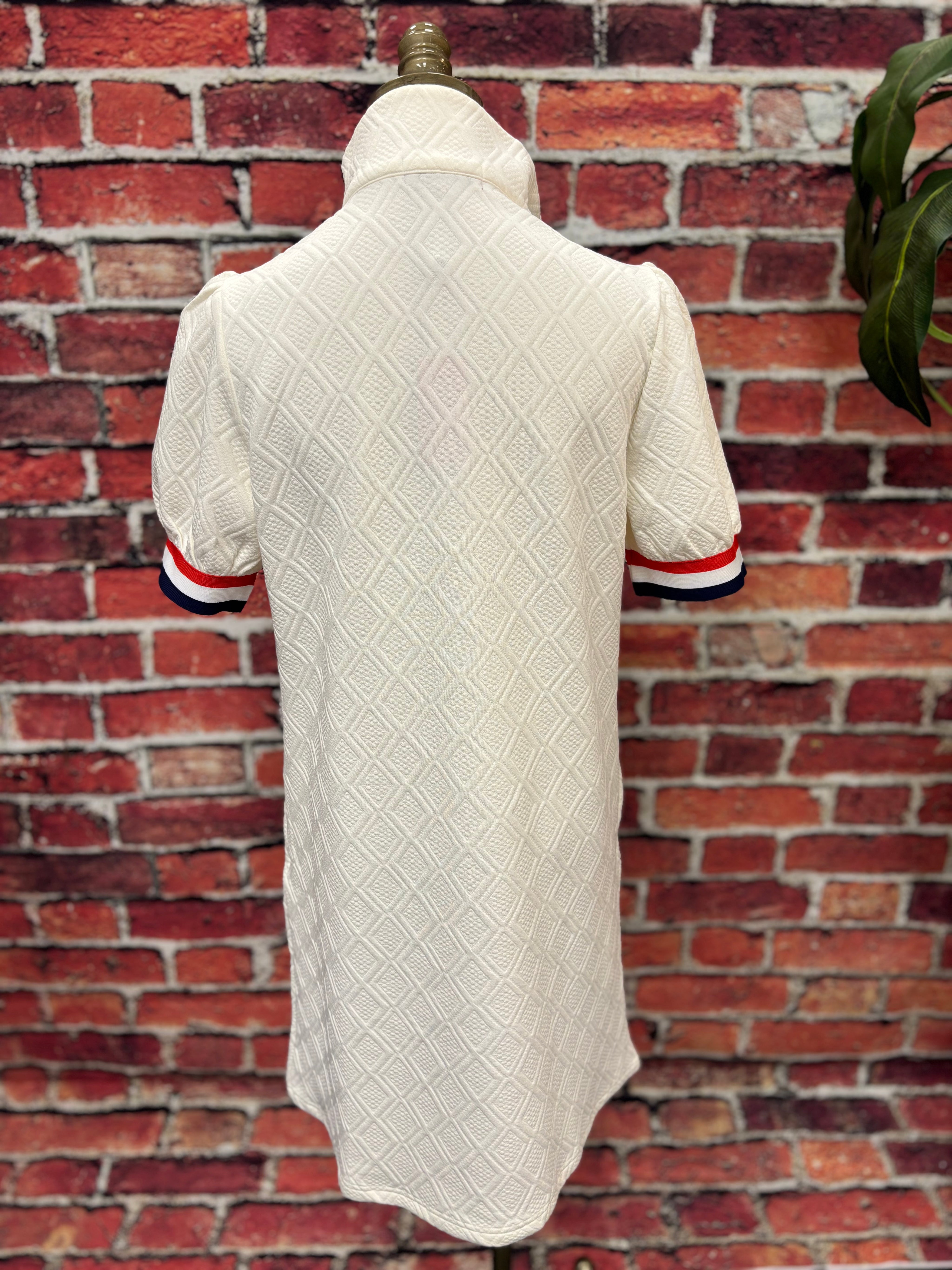All-American Zip Collar Dress