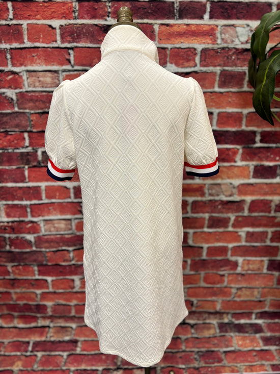 All-American Zip Collar Dress