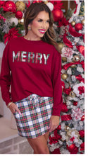 Load image into Gallery viewer, Merry Plaid Pullover
