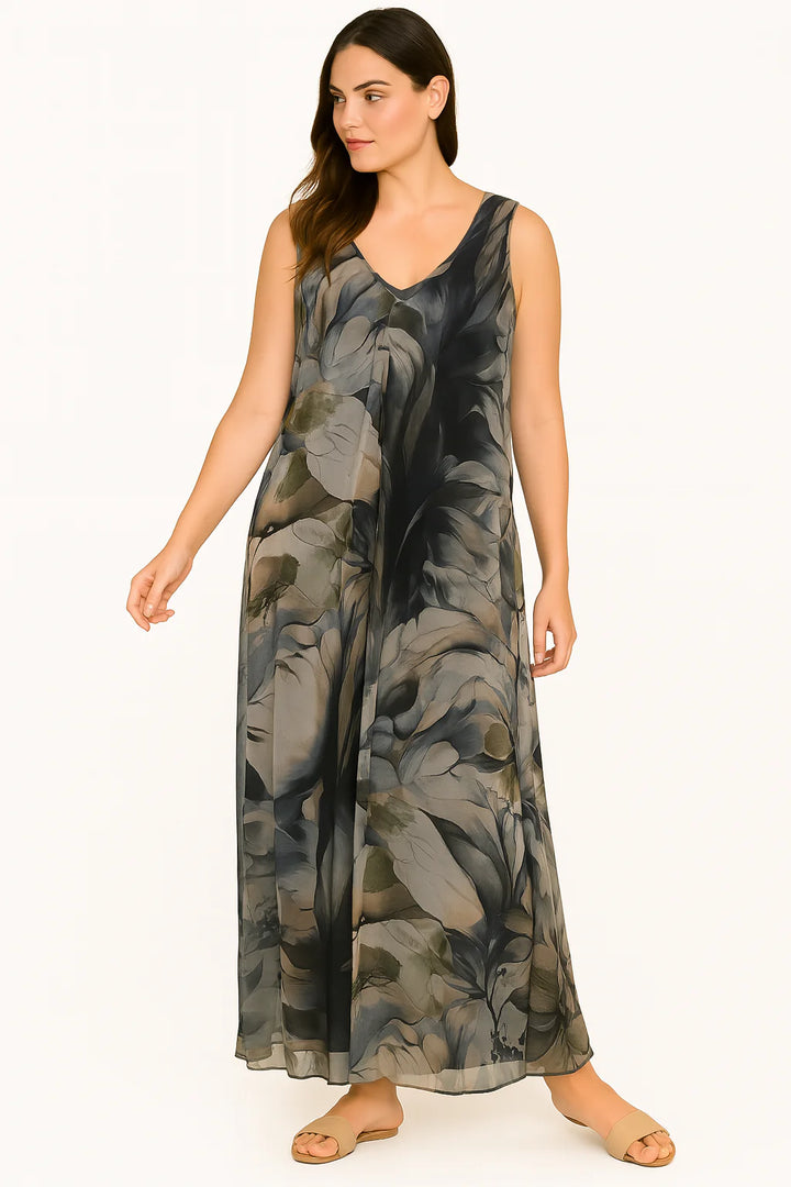 Smoky Silk Tank Dress