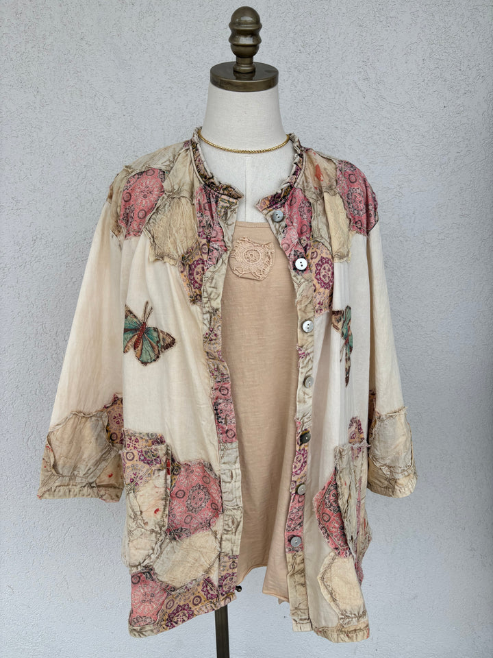 Boho Butterfly Patchwork Jacket