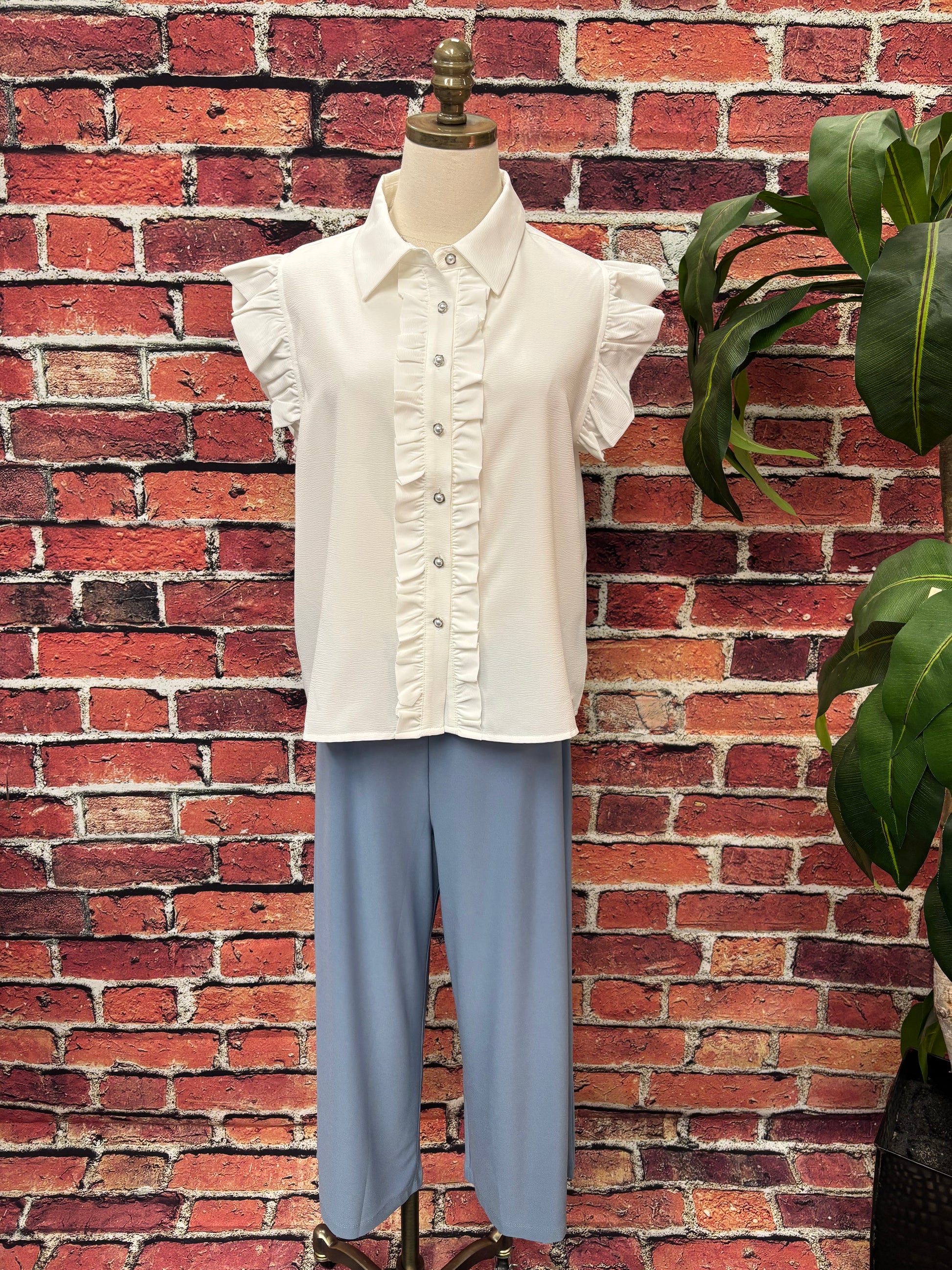 Wide Leg Gaucho Pant