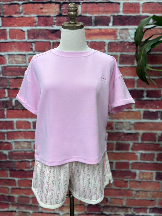 Soft Knit Bow Tee