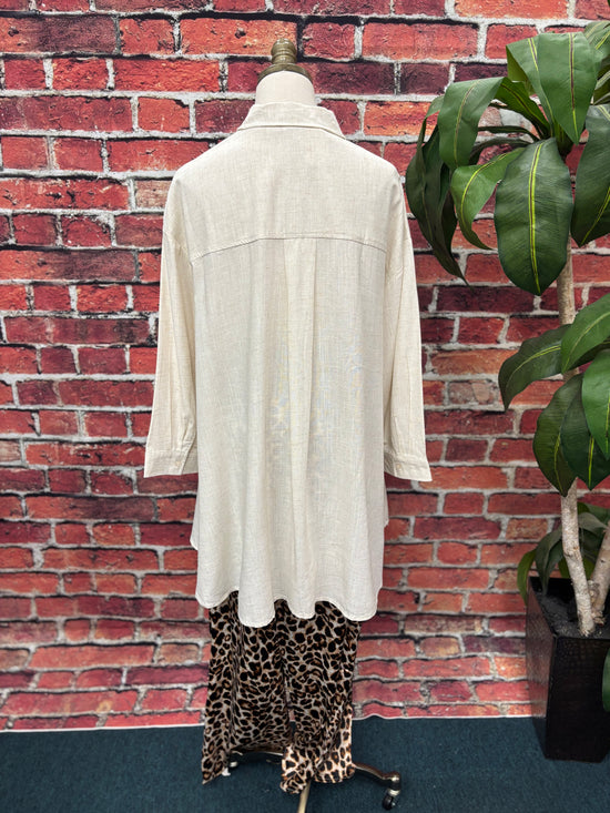Natural Breeze Linen Blend Tunic