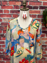 Load image into Gallery viewer, Vibrant Bloom Midi Dress
