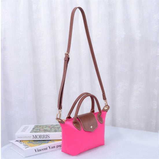Britney Nylon Double Handle Mini Crossbody Bag