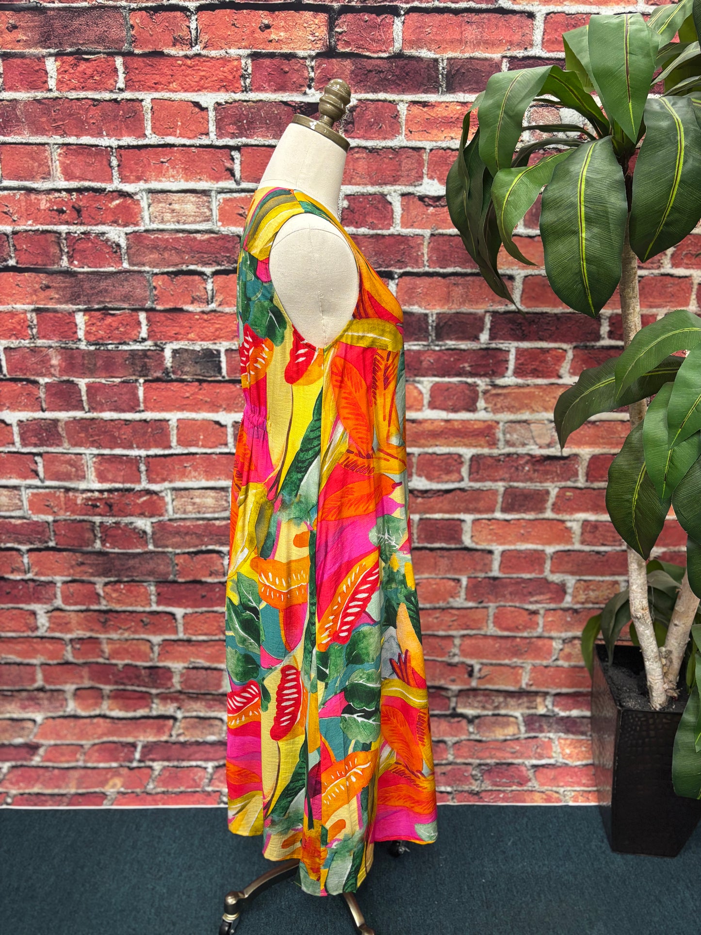 Amelia Pleated Midi Dress